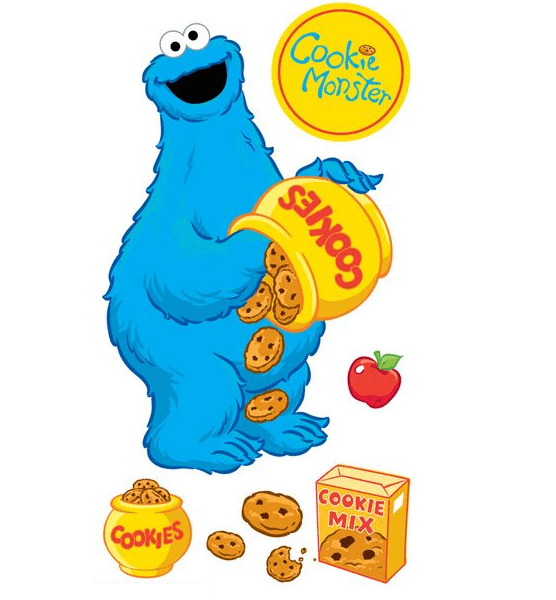 Free Cookie Monster clipart picture