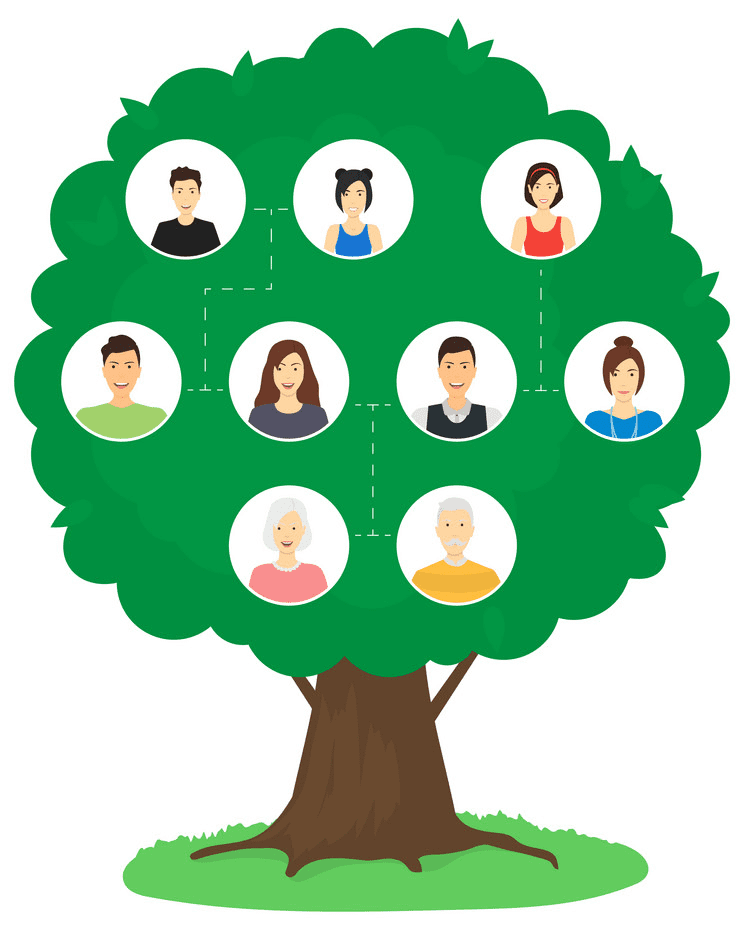 Free Family Tree clipart for kid