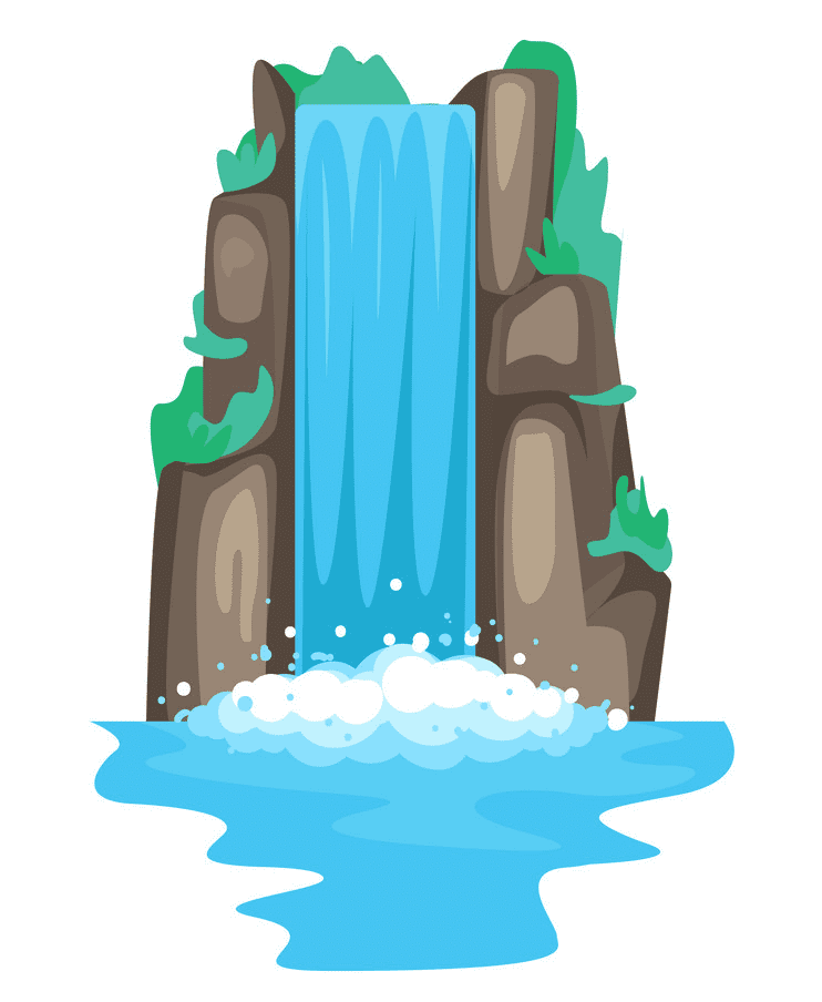 Free Waterfall clipart image