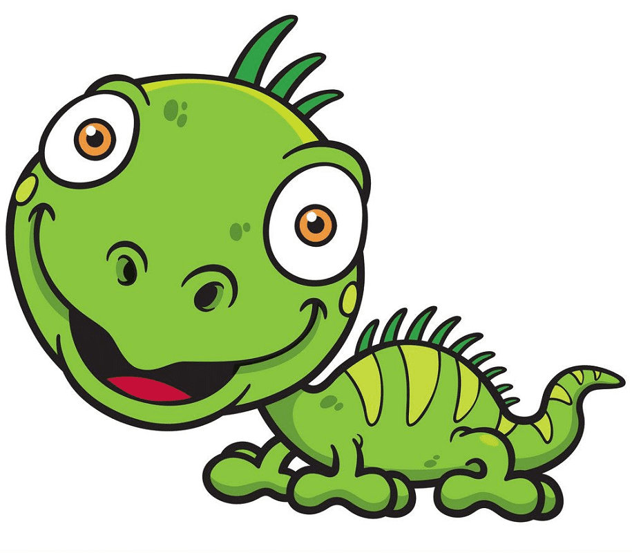 Iguana clipart free picture