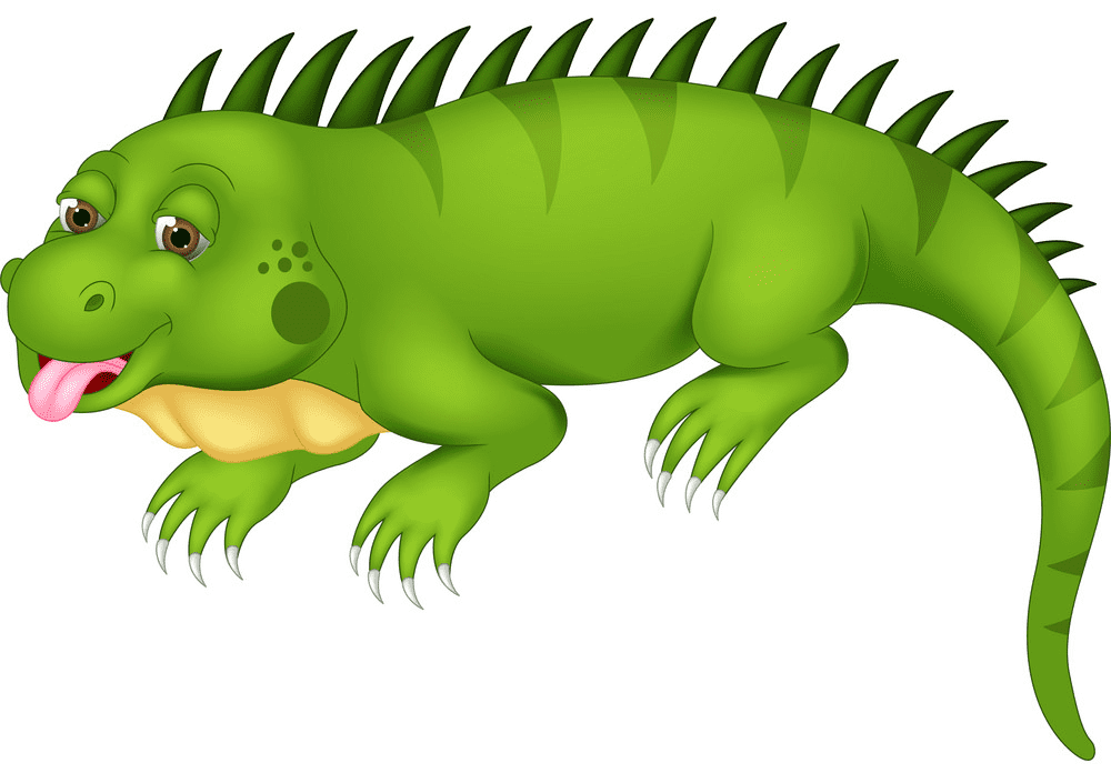 Iguana clipart png for kid