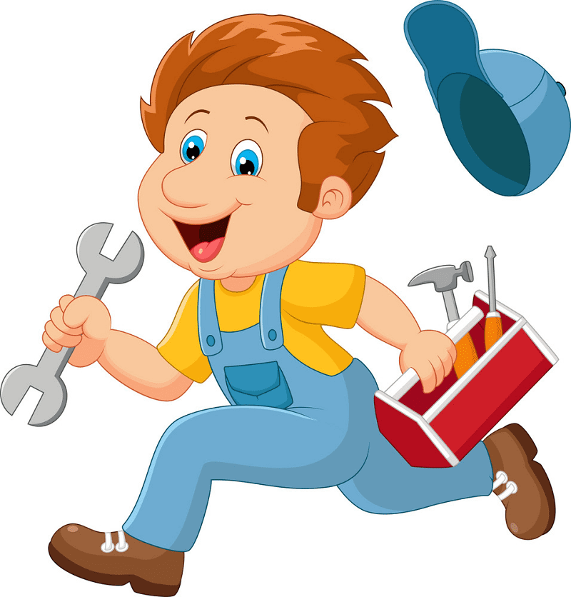 Mechanic clipart png for kid