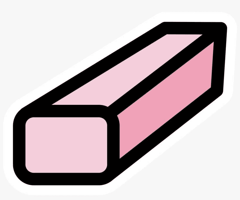 Pink Eraser clipart