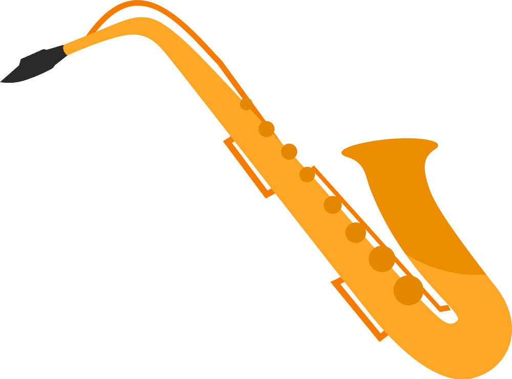 Saxophone clipart 10