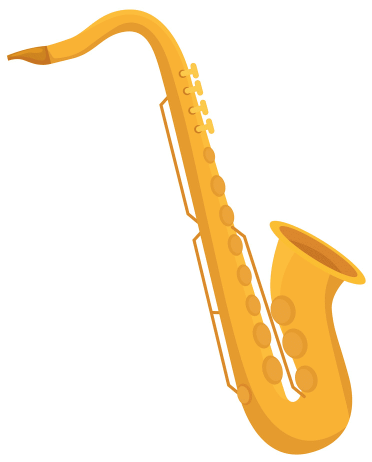 Saxophone clipart 3