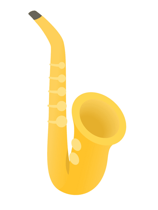 Saxophone clipart 4