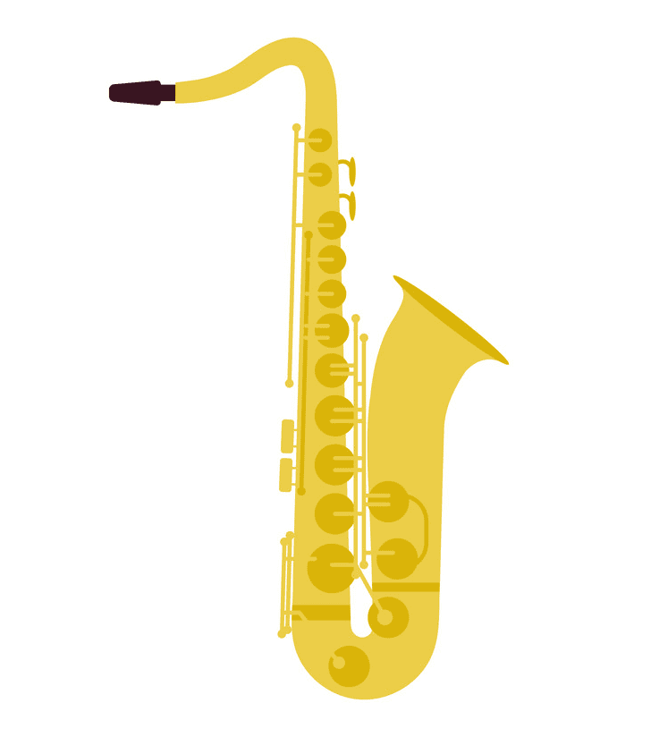 Saxophone clipart 5