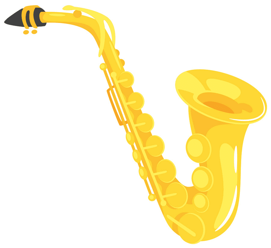 Saxophone clipart 8
