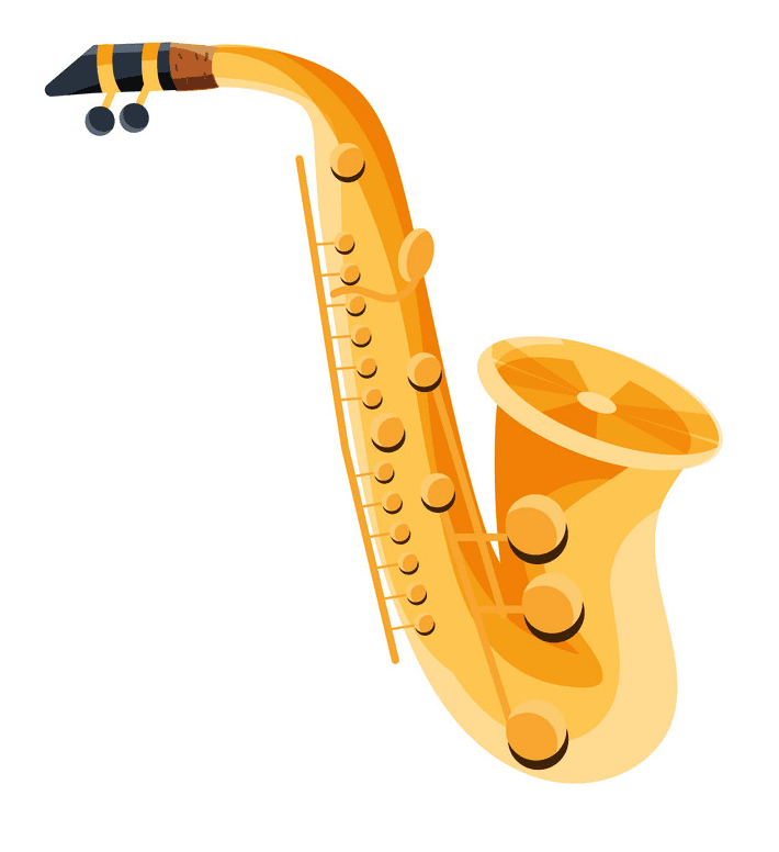 Saxophone clipart 9