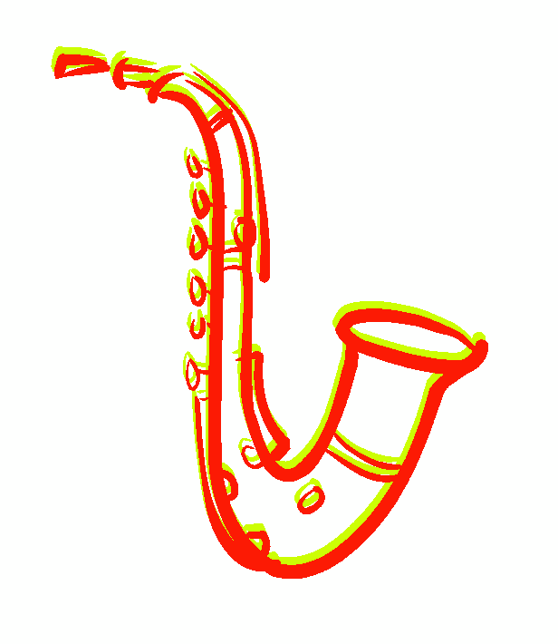 Saxophone clipart free 10