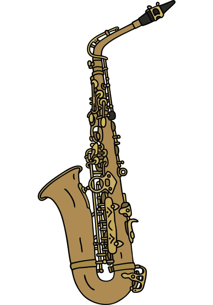 Saxophone clipart free 2