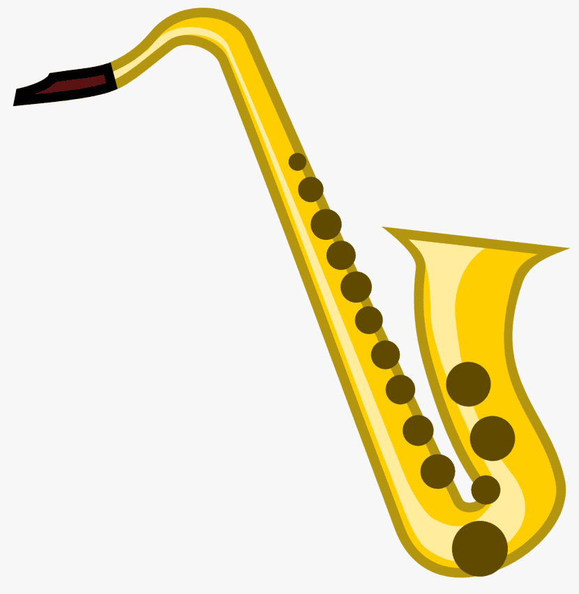 Saxophone clipart free 4