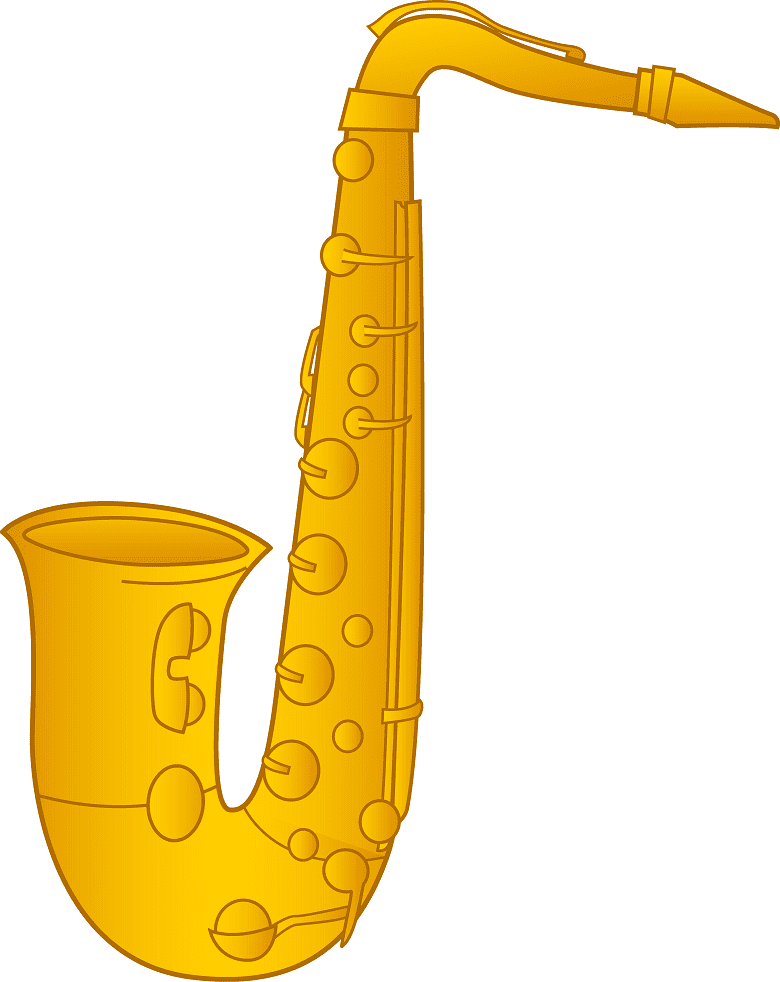 Saxophone clipart free 5