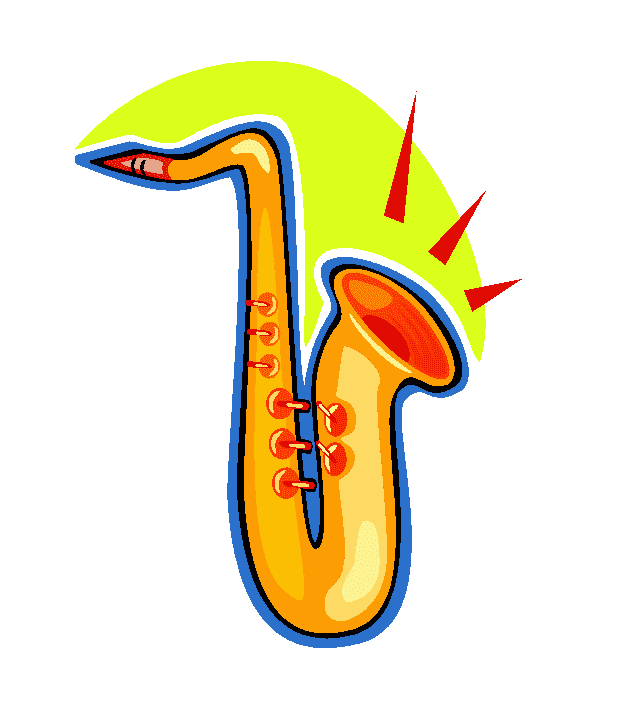 Saxophone clipart free 6