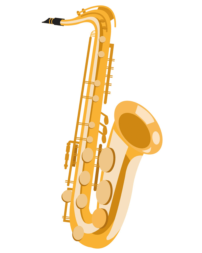 Saxophone clipart free for kid