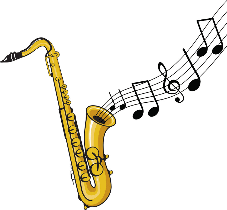 Saxophone clipart free picture