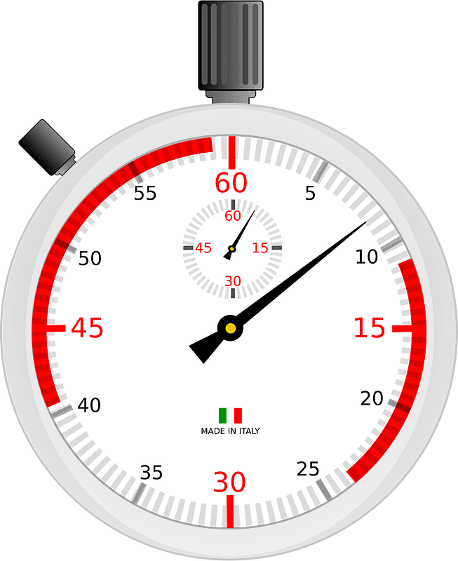 Stopwatch clipart transparent 12