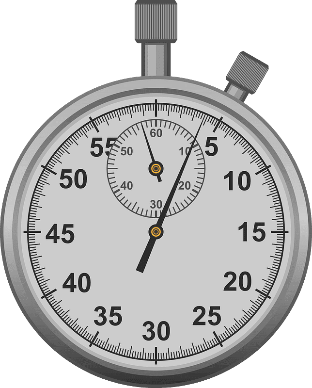 Stopwatch clipart transparent 3