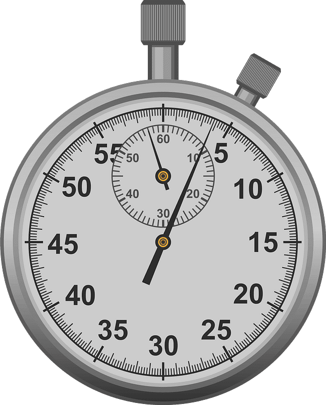 Stopwatch clipart transparent 8