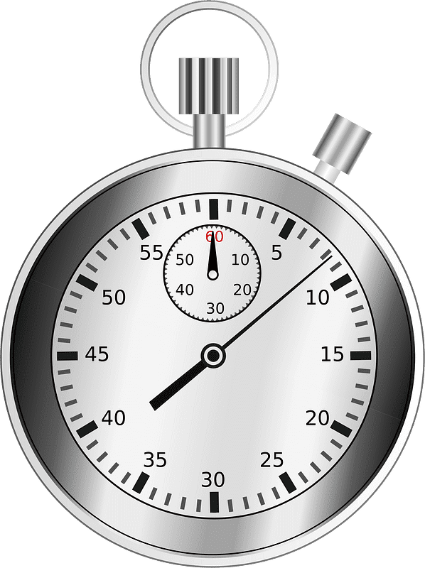 Stopwatch clipart transparent background 4