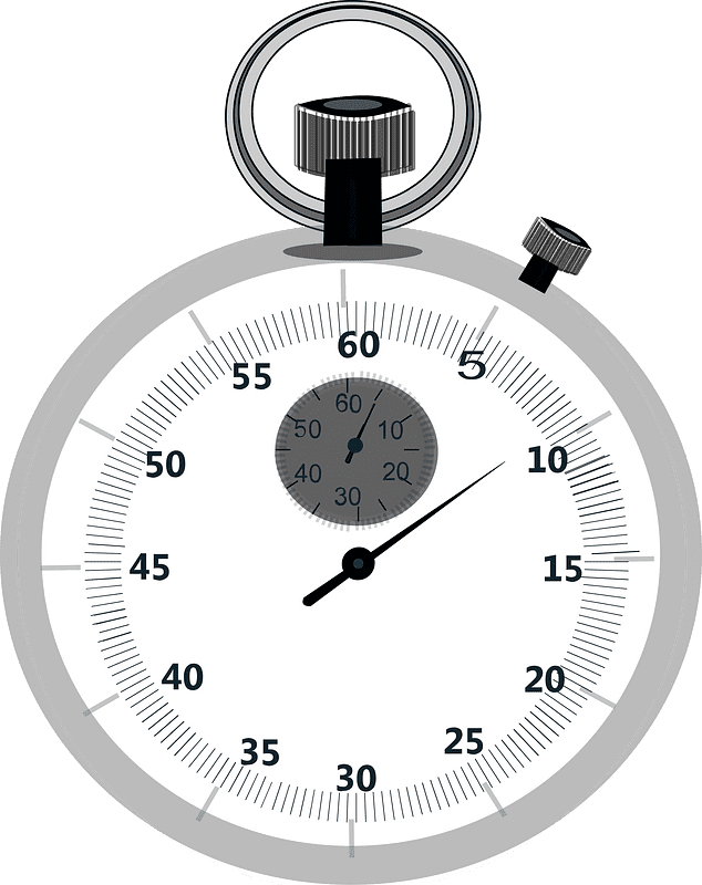 Stopwatch clipart transparent background 5