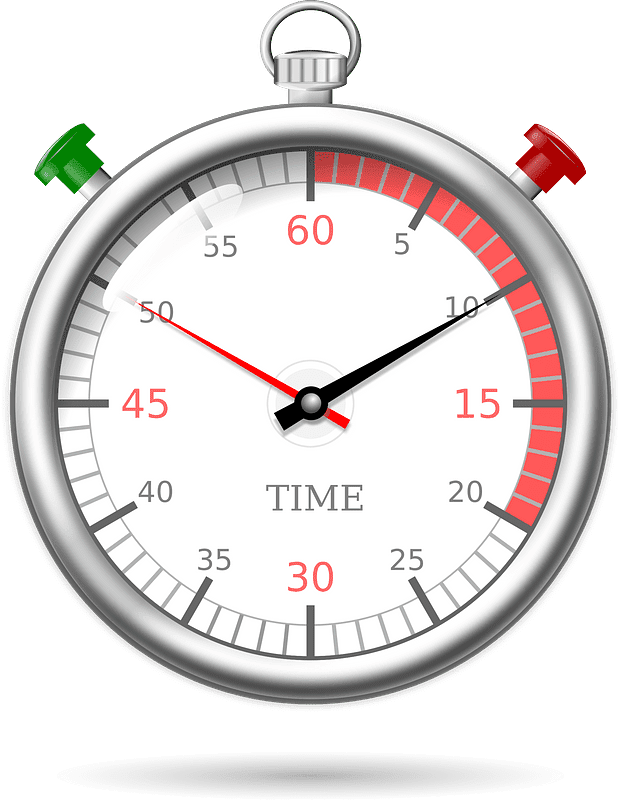 Stopwatch clipart transparent background 7