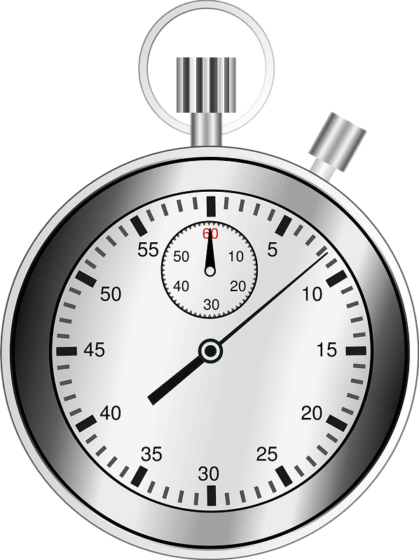 Stopwatch clipart transparent for free