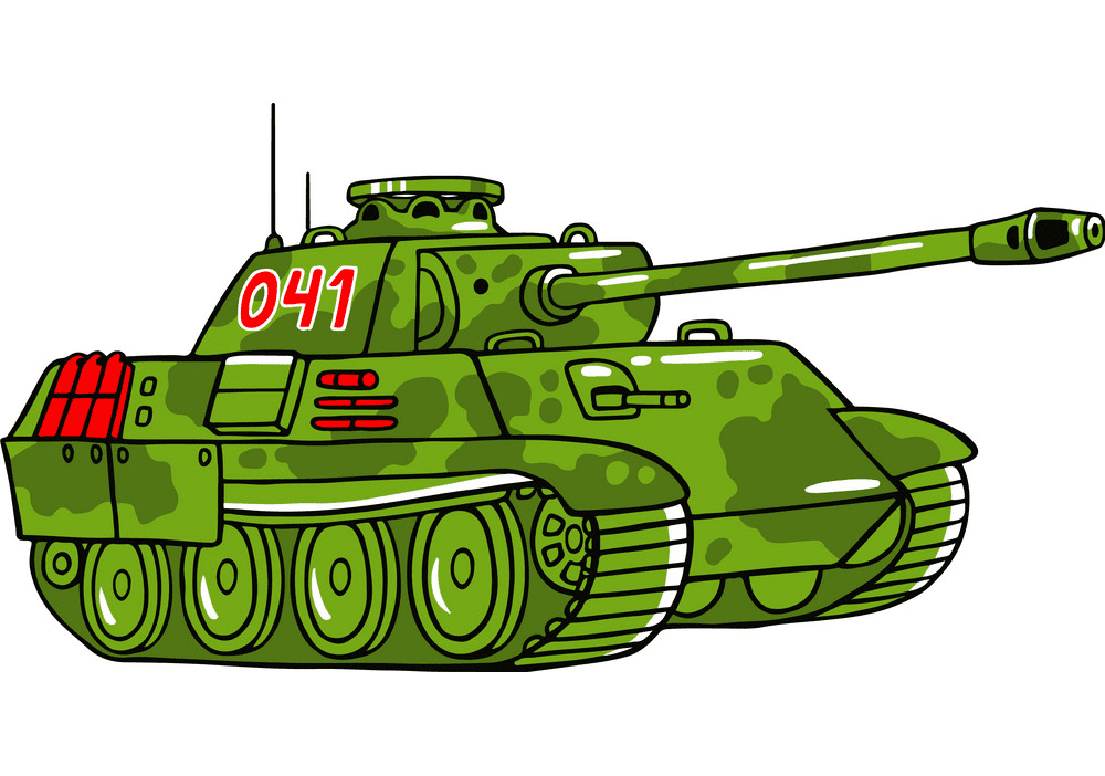 Tank clipart 9