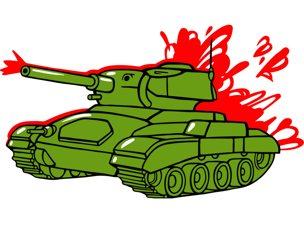 Tank clipart free 1