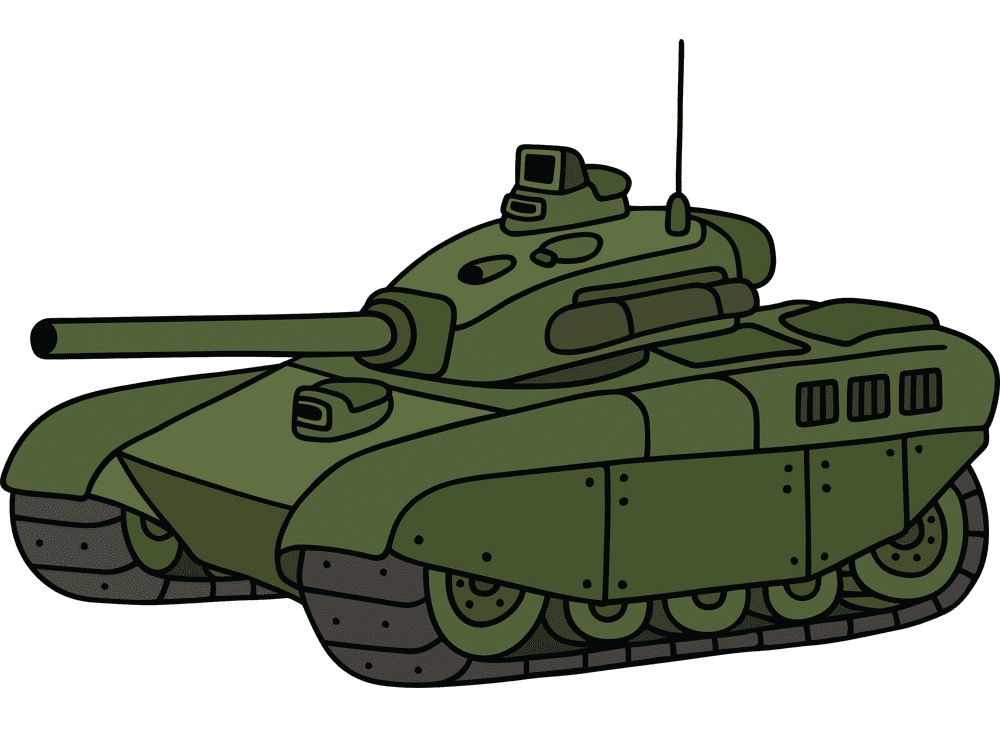 Tank clipart free for kid