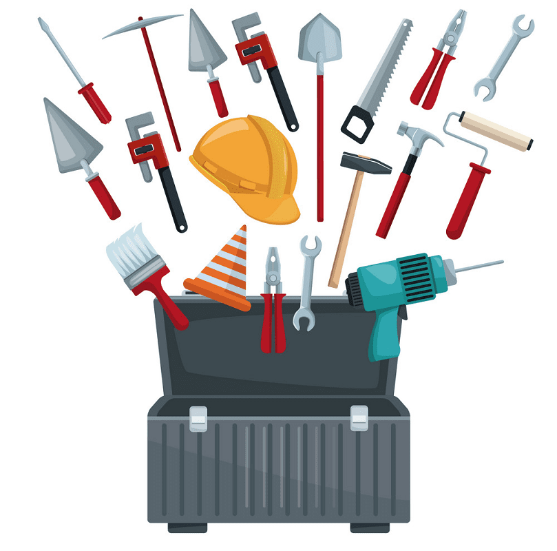 Toolbox clipart png for kids