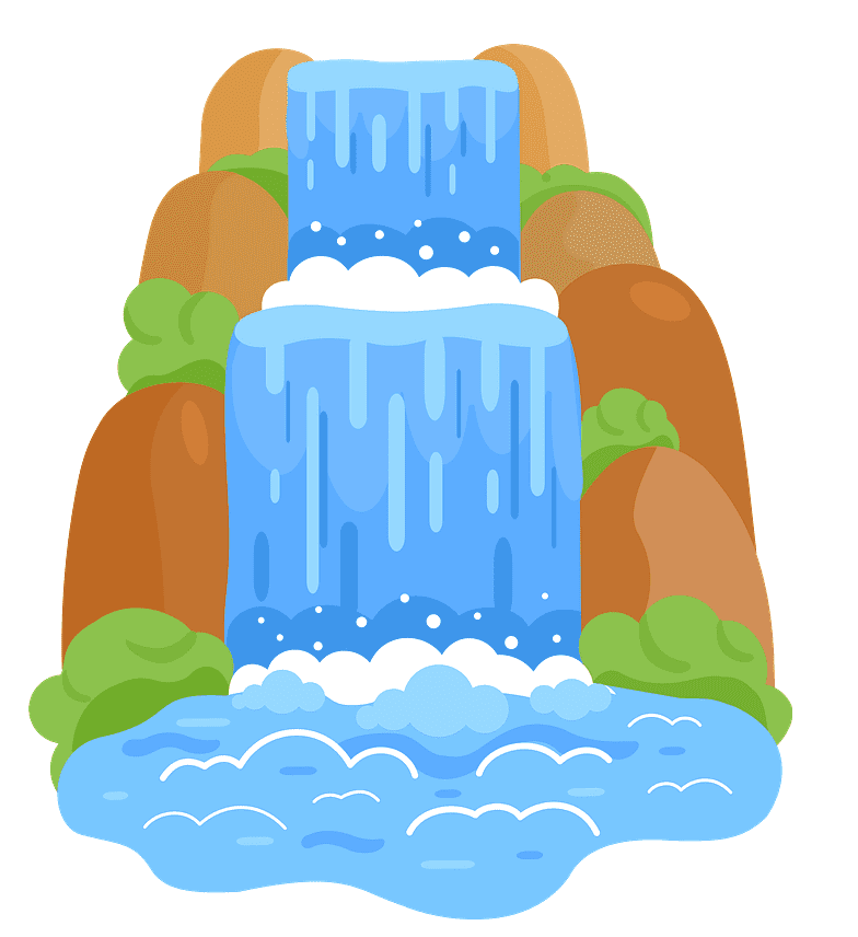 Waterfall clipart download