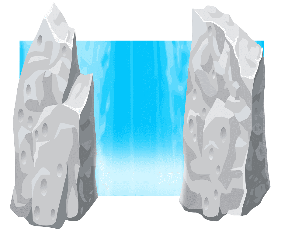 Waterfall clipart free 7