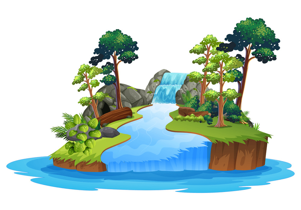 Waterfall clipart free images