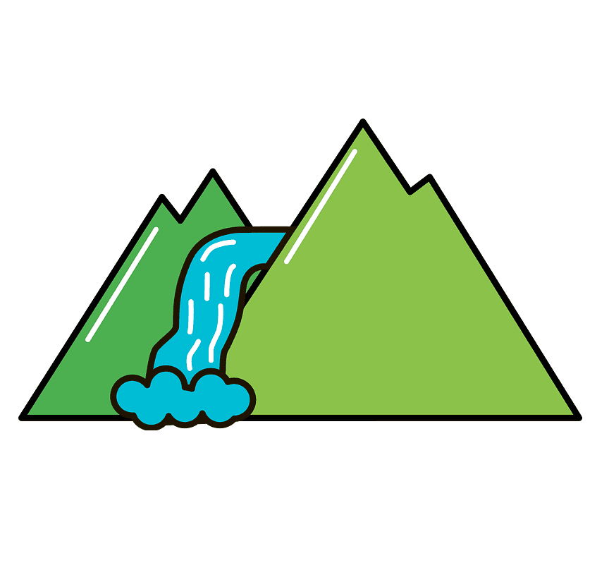 Waterfall clipart images