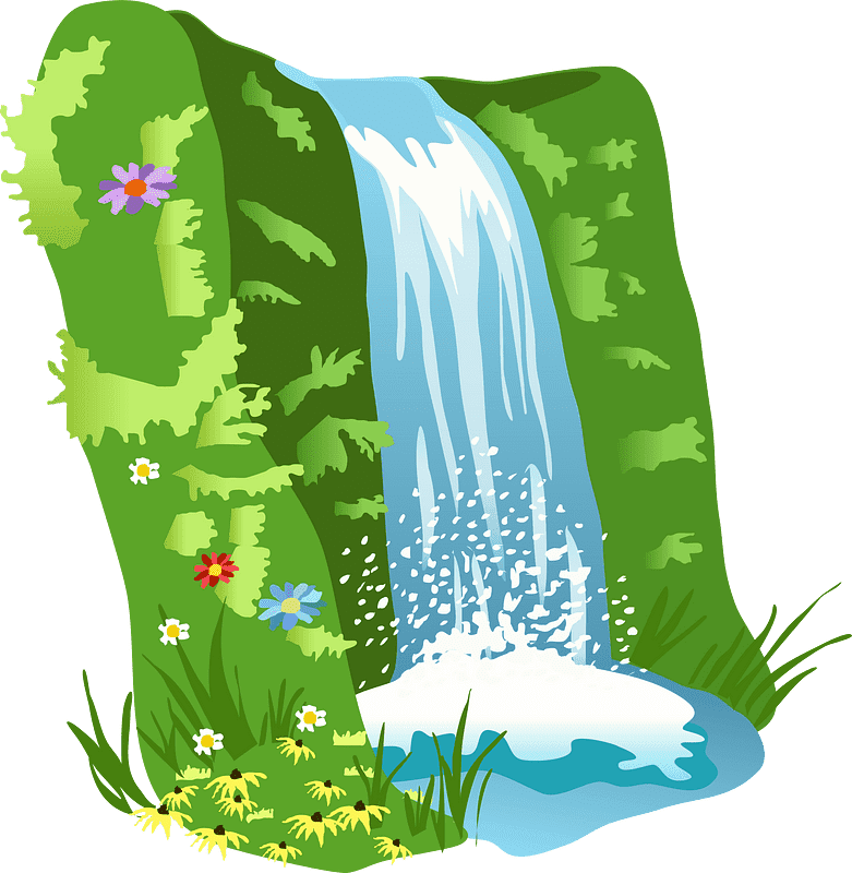 Waterfall clipart png free