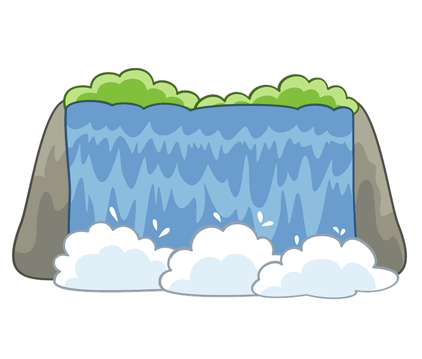 Waterfall clipart png