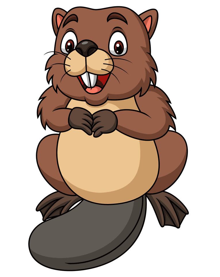 Beaver clipart 8