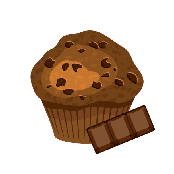 Chocolate Muffin Clipart
