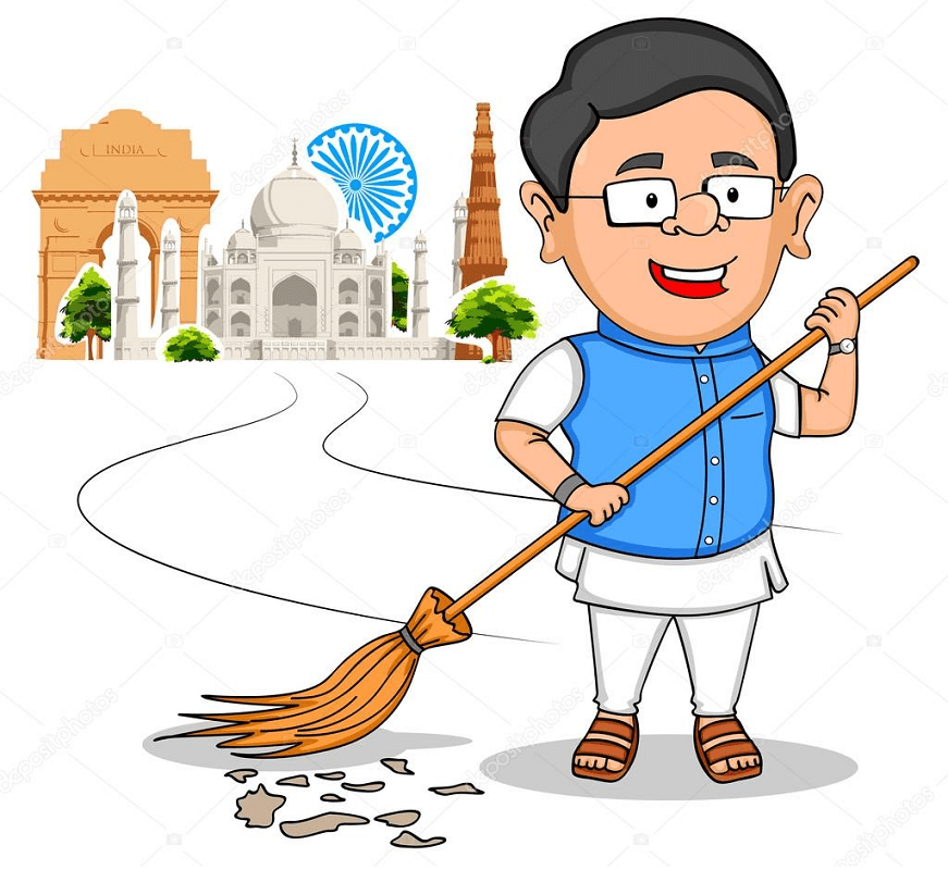 Clean India clipart png