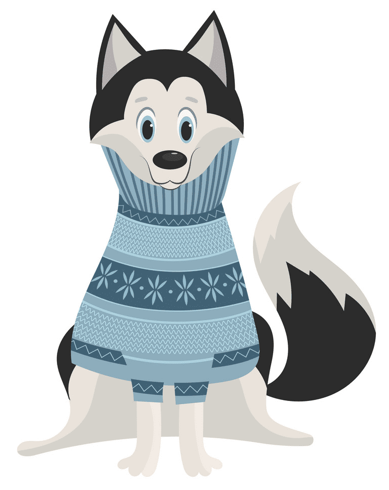 Cute Husky clipart download
