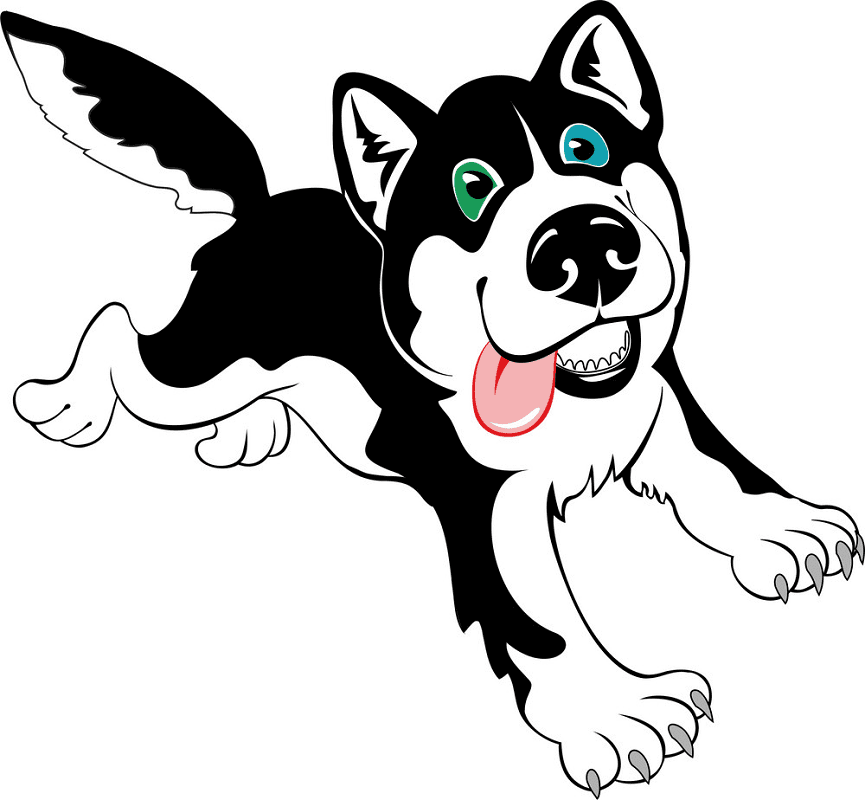 Cute Husky clipart png