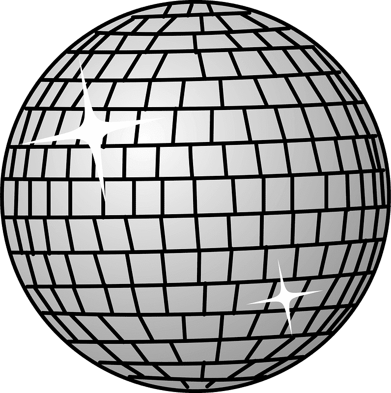 Disco Ball clipart transparent background 3