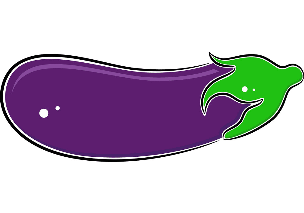 Eggplant clipart 1