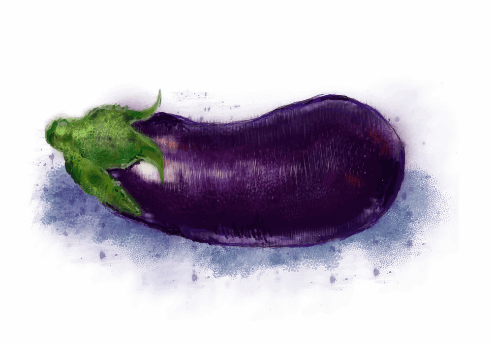 Eggplant clipart free 1