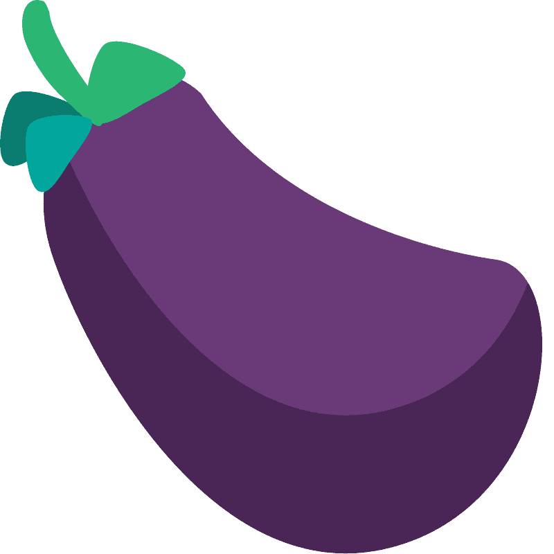 Eggplant clipart transparent background 1