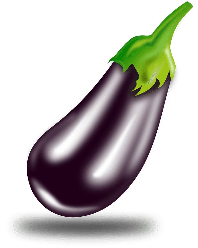 Eggplant clipart transparent for free