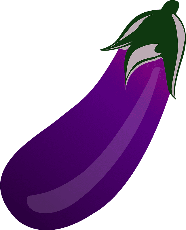 Eggplant clipart transparent free