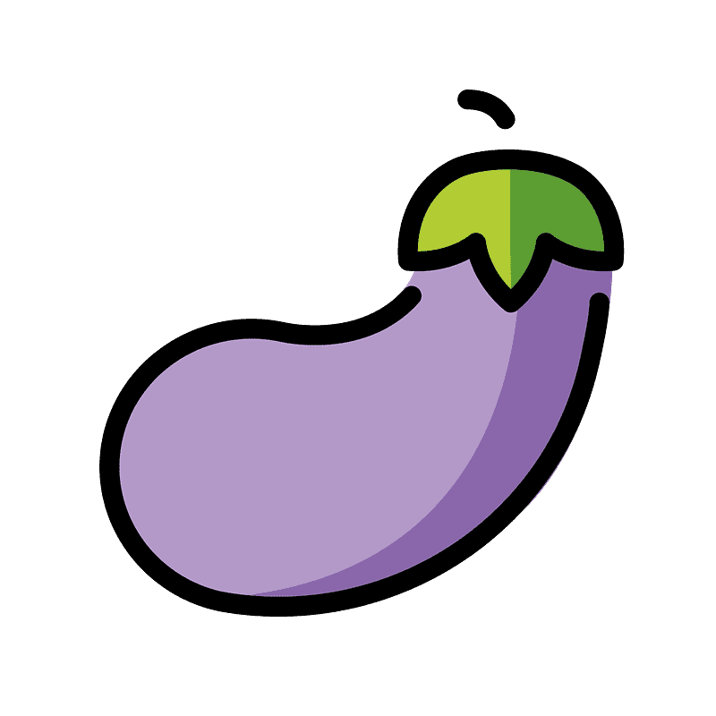 Eggplant clipart transparent picture