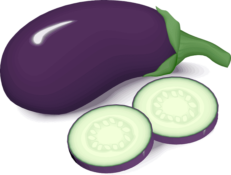 Eggplant clipart transparent png